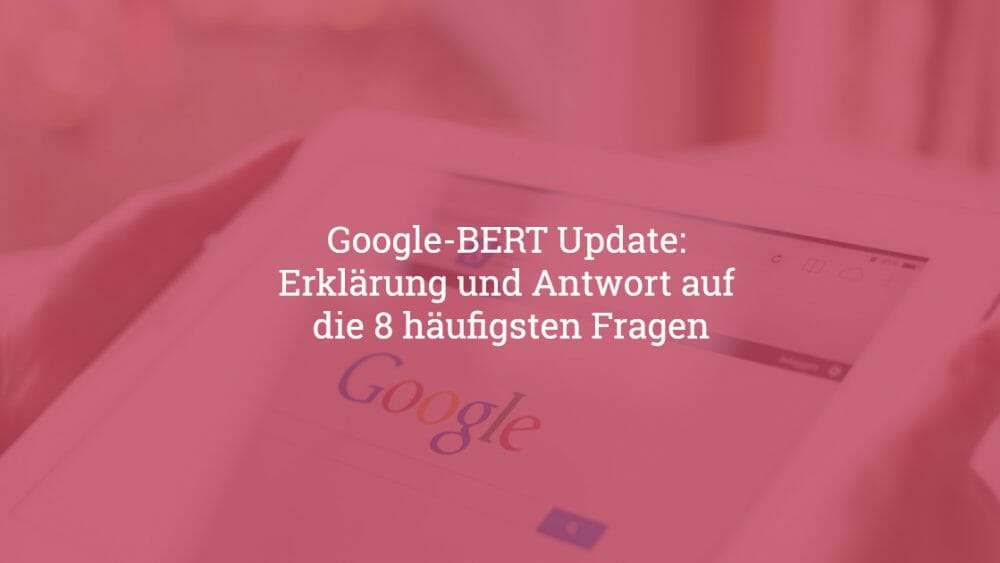 google bert update